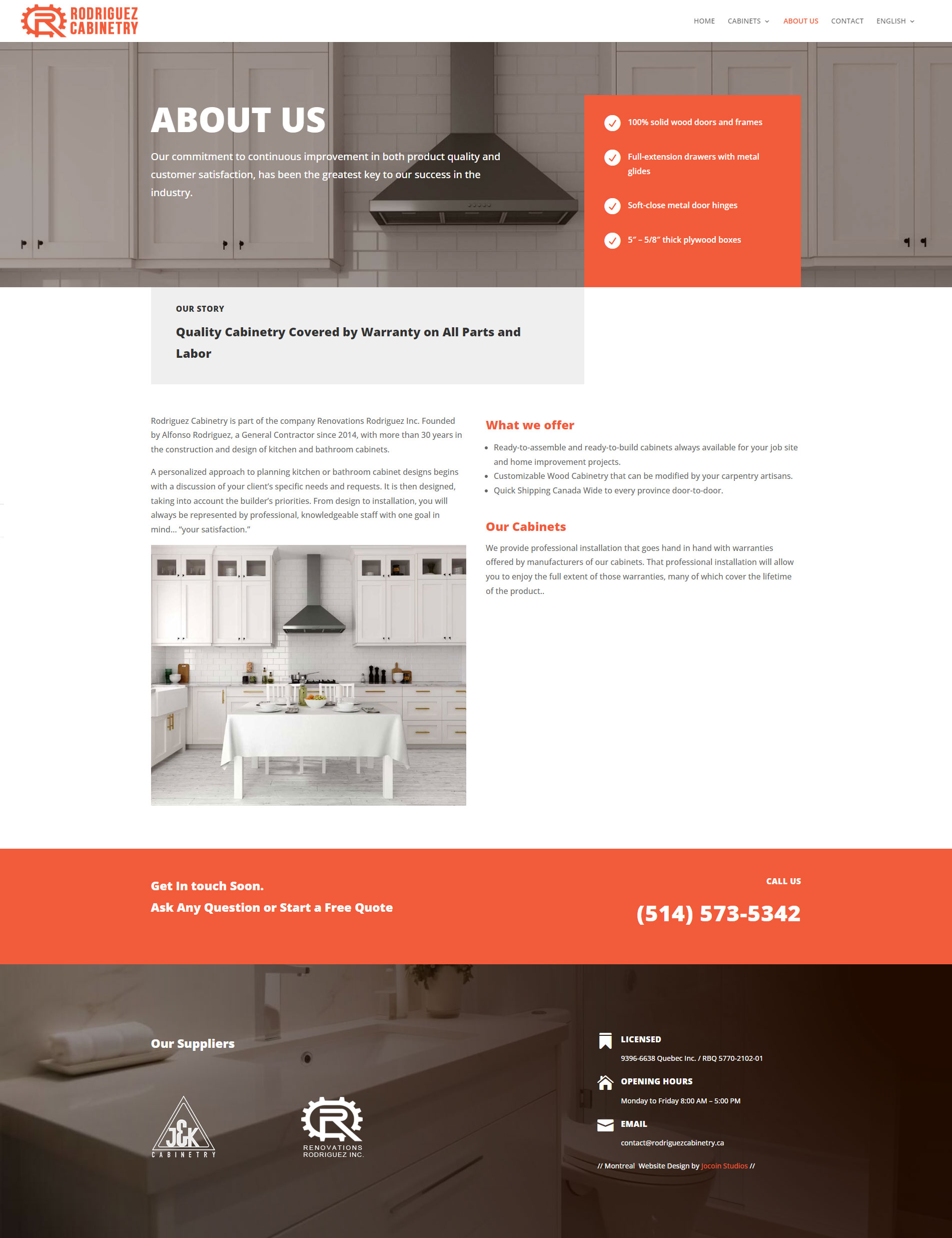 Rodriguez Cabinetry Web